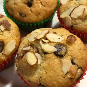 Almond Rasberry Orang Muffins Image